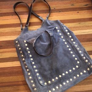 Adorable and handy suede bag